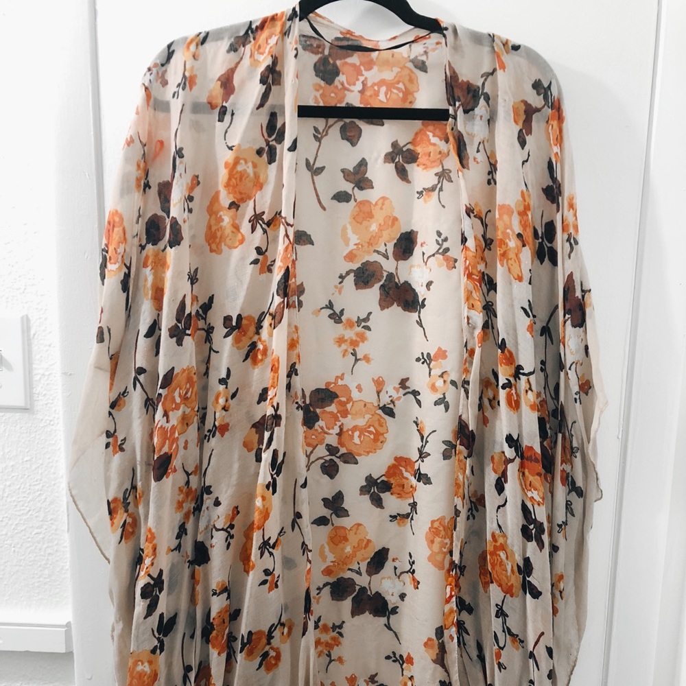 Floral kimono